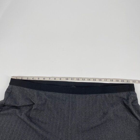 Eileen Fisher Gray Pull On Chevron Jersey Knit Leggings Womens Plus Size 3X - Picture 5 of 8